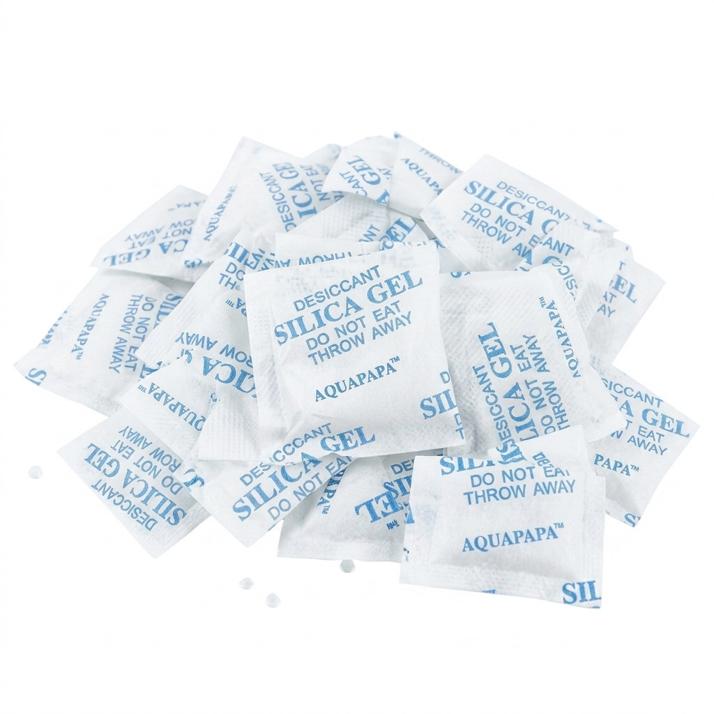 100 Packs 3g Food-Grade Silica Gel Desiccant Packets Moisture Absorber