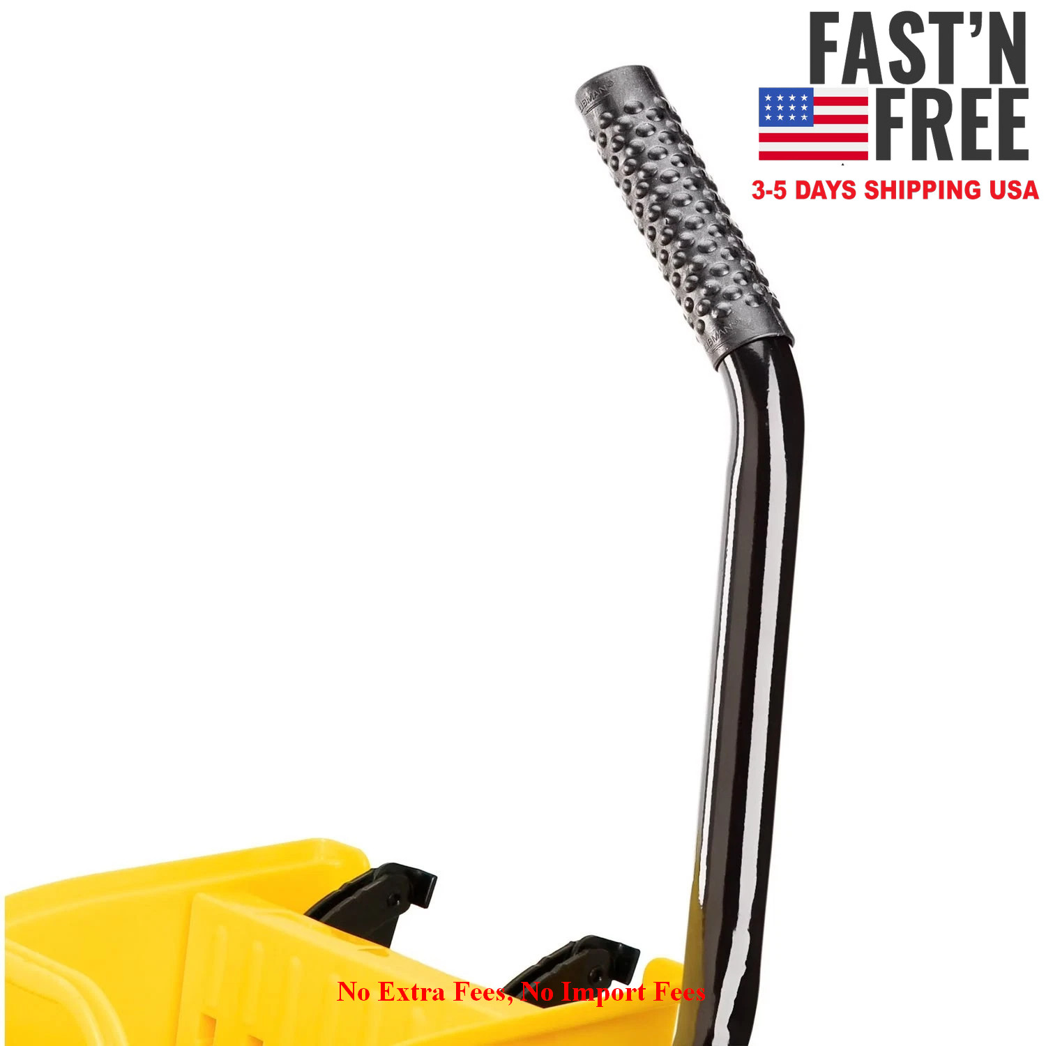 Libman 32 Quart Yellow Polypropylene Bucket Wringer With Steel Handle New, NEW
