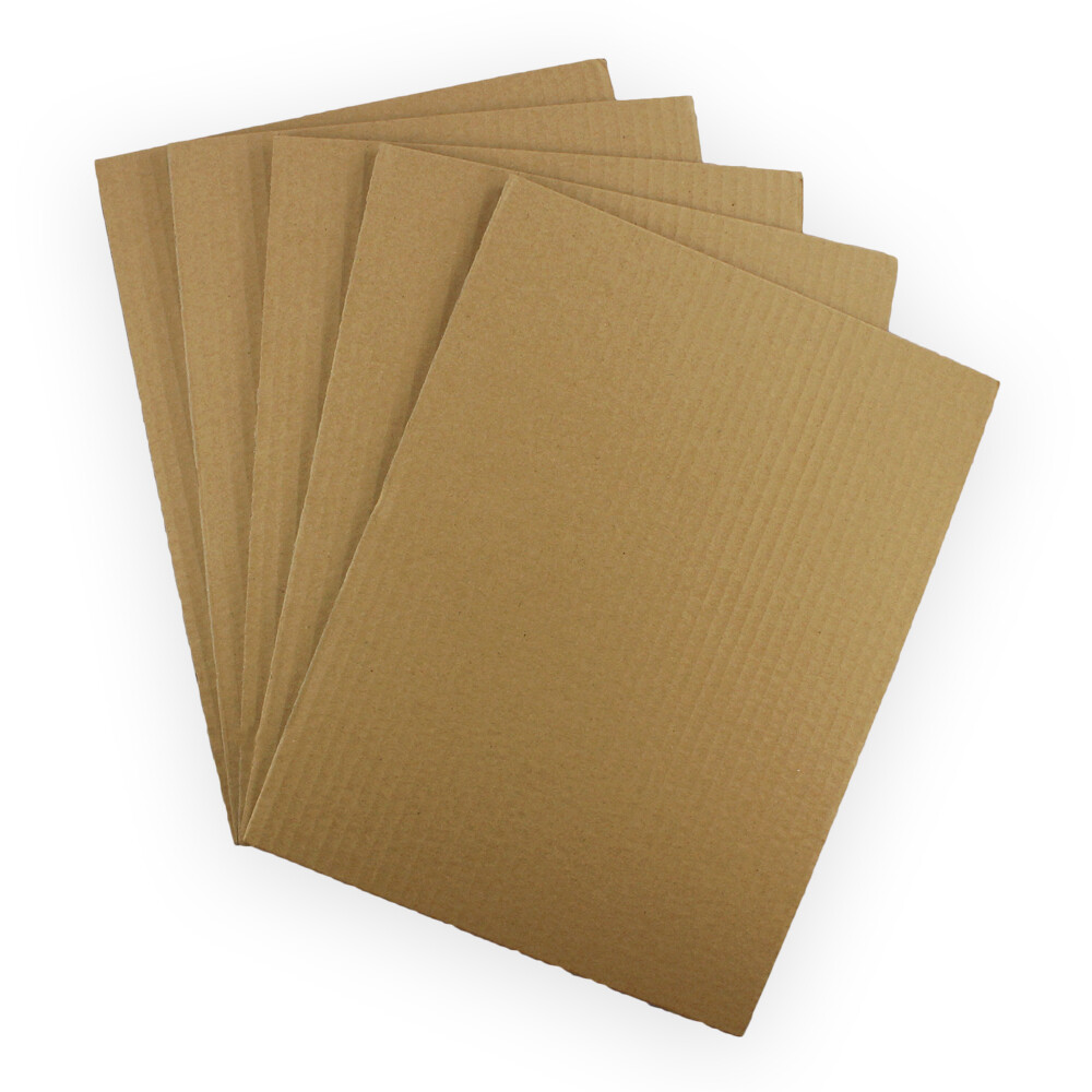 Corrugated Cardboard Pads Sheets Inserts for Shipping Scrapbook 23 ECT 1/8″ more