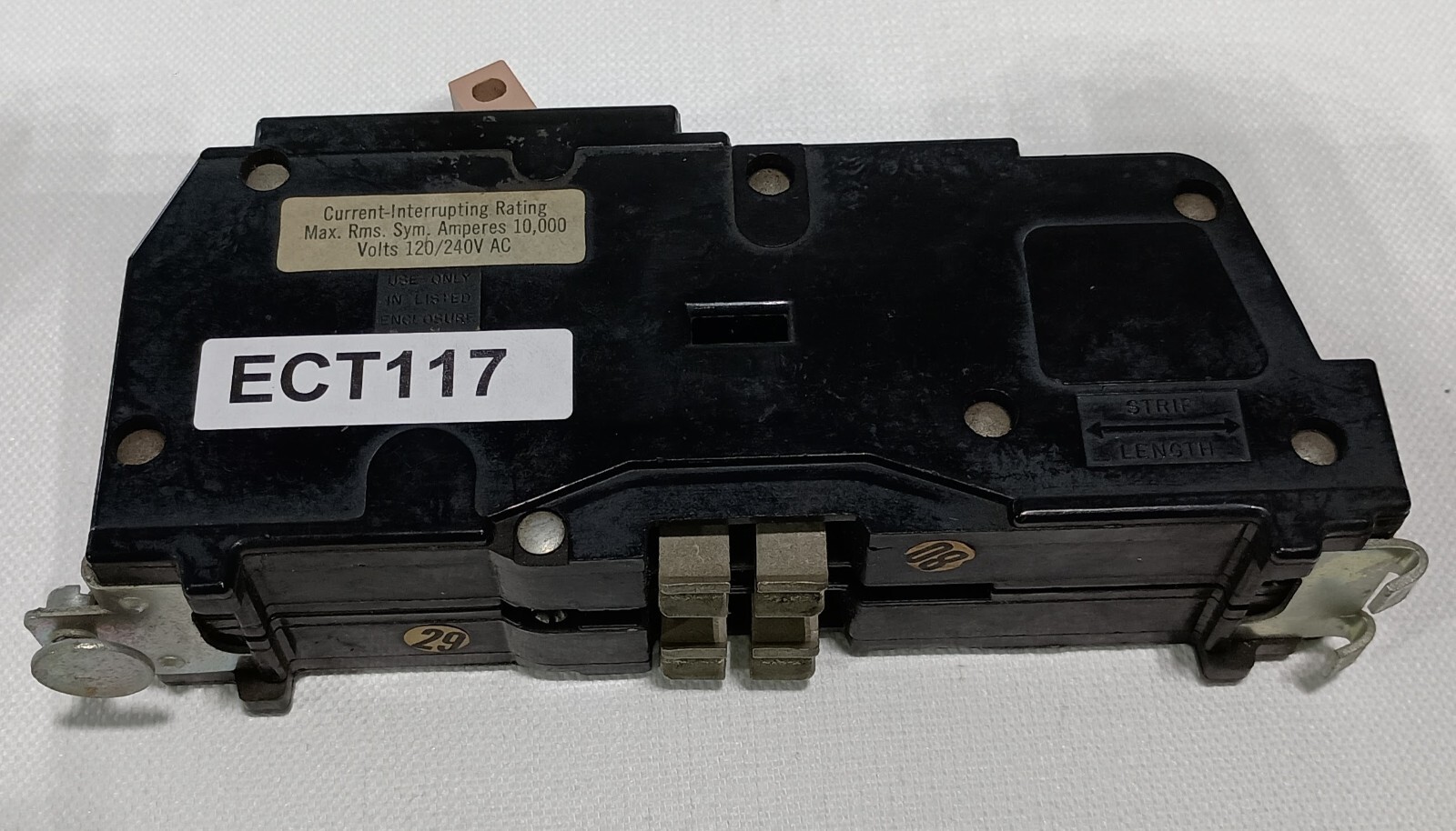 Cutler Hammer 90A CH290 Long Type CTL Main Circuit Breaker 2-Pole #1 CU or AL