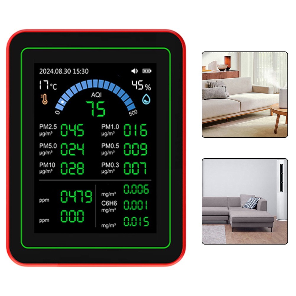 Easily Accessible Indoor Air Quality Monitoring Device for Everyday Use