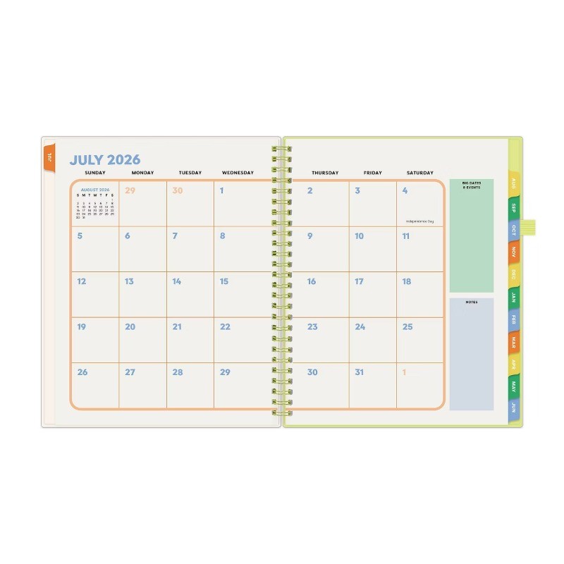 Blue Sky Your Year Elementary Weekly/Monthly Planner Wirebound 7″x9″ Huxley