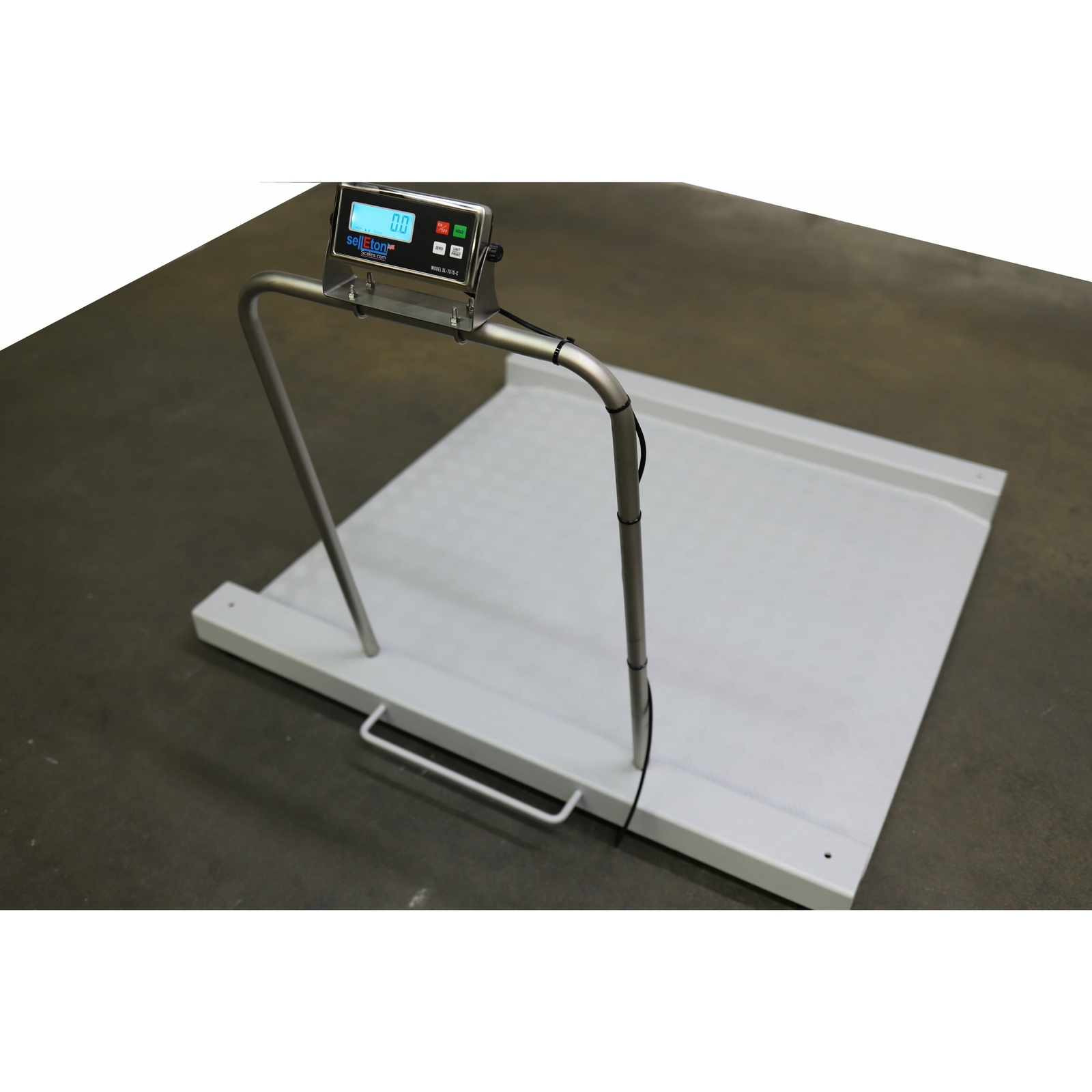Selleton Aluminum wheelchair Medical digital floor Drum scale 1000 lb x .2 lb