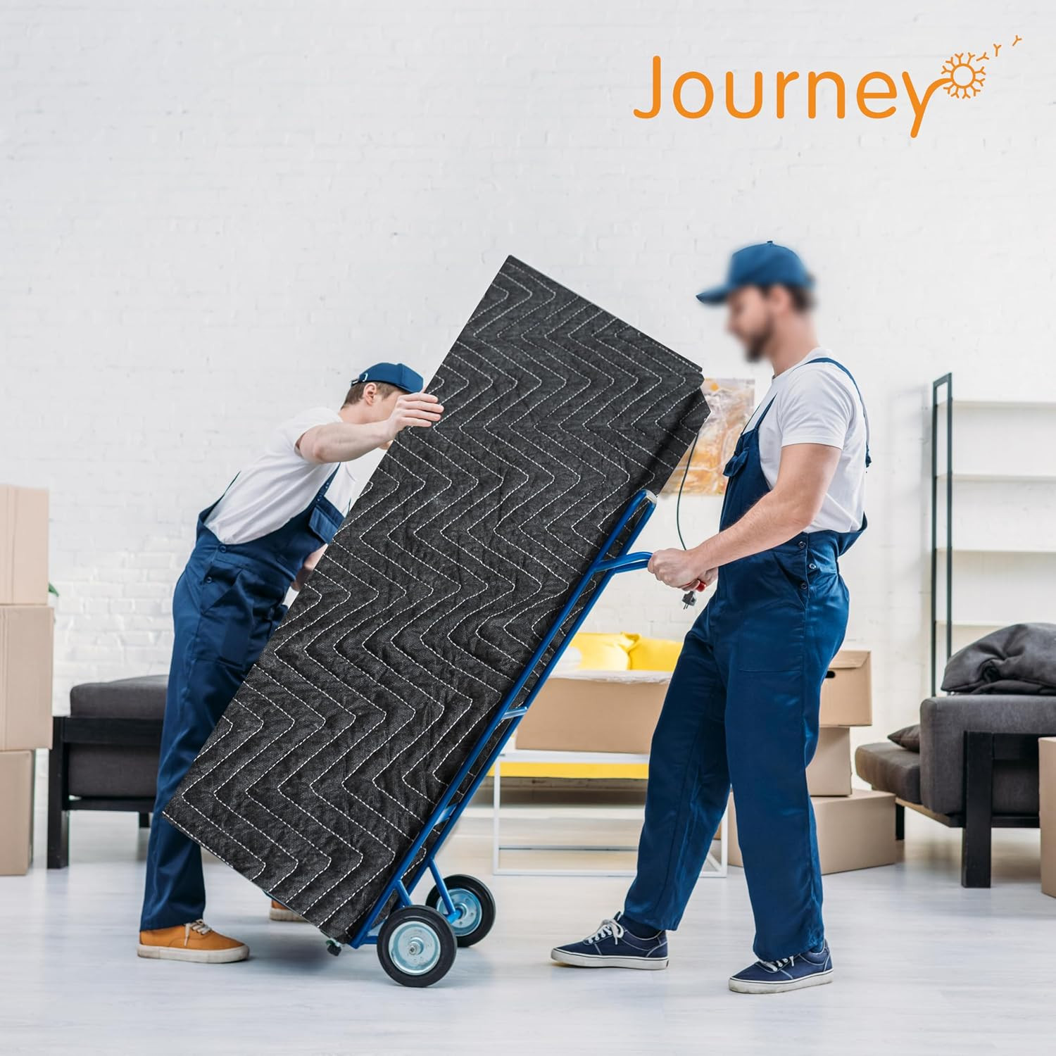 Moving Blankets 72″X80″ 12 Pack, (45 Lb/Dz Weight), Heavy Duty Moving Blanket, D