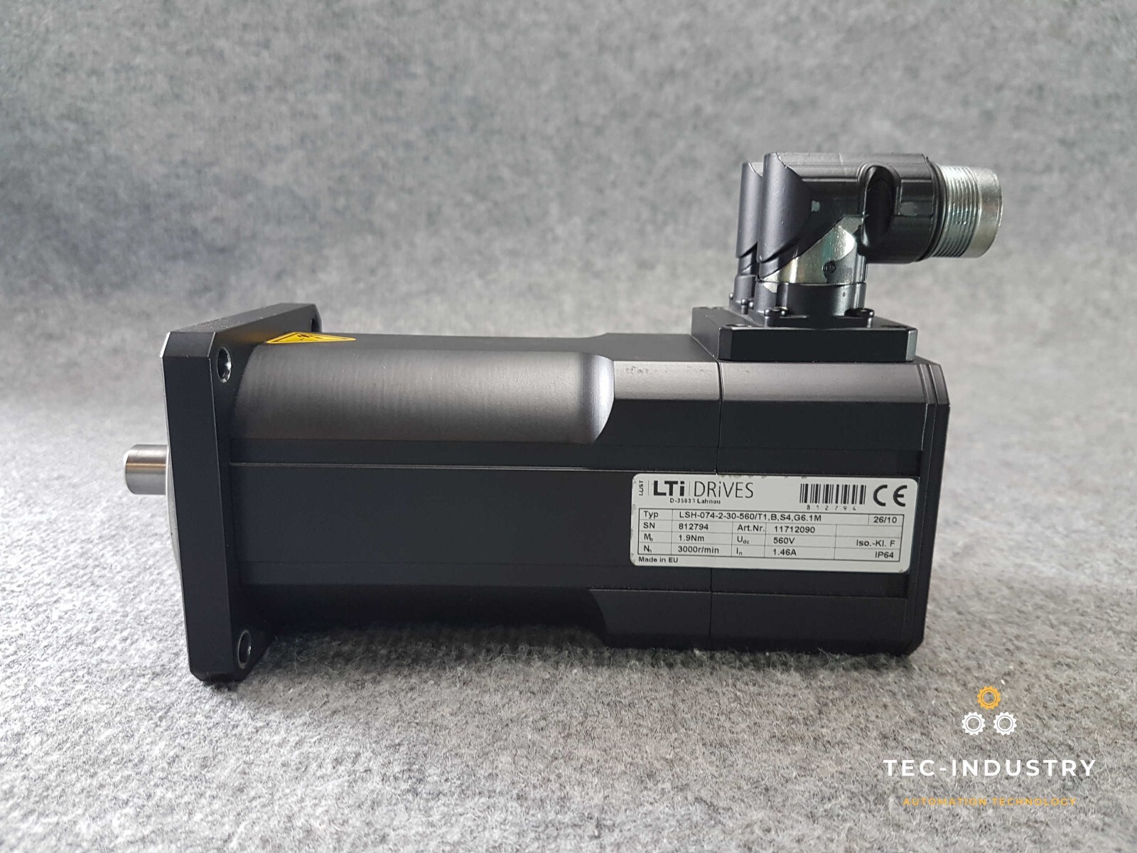 LUST LTI DRIVES | Type LSH-074-2-30-560/T1,B,S4,G6.1M | Art. No. 11712090 | SERVO