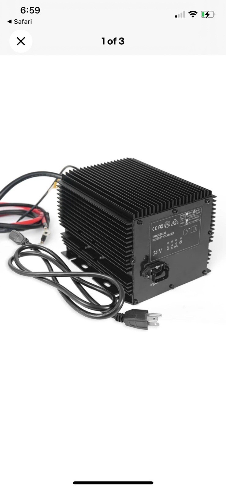 HB600-24B Battery Charger Signet HB600 for Genie Skyjack JLG Lift