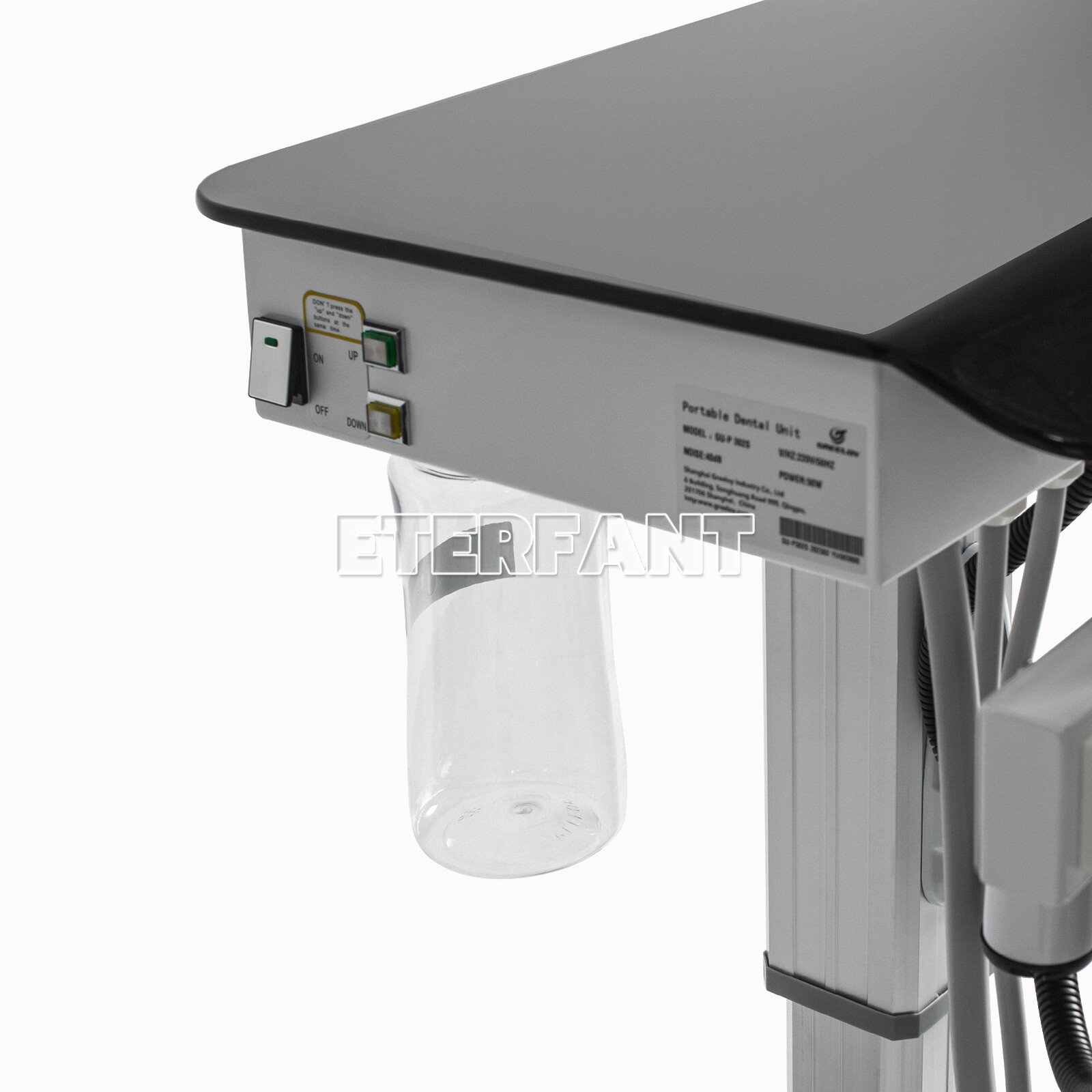 Dental Unit w/Air Compressor Curing Light Scales GU-P209/Mobile Delivery Cart