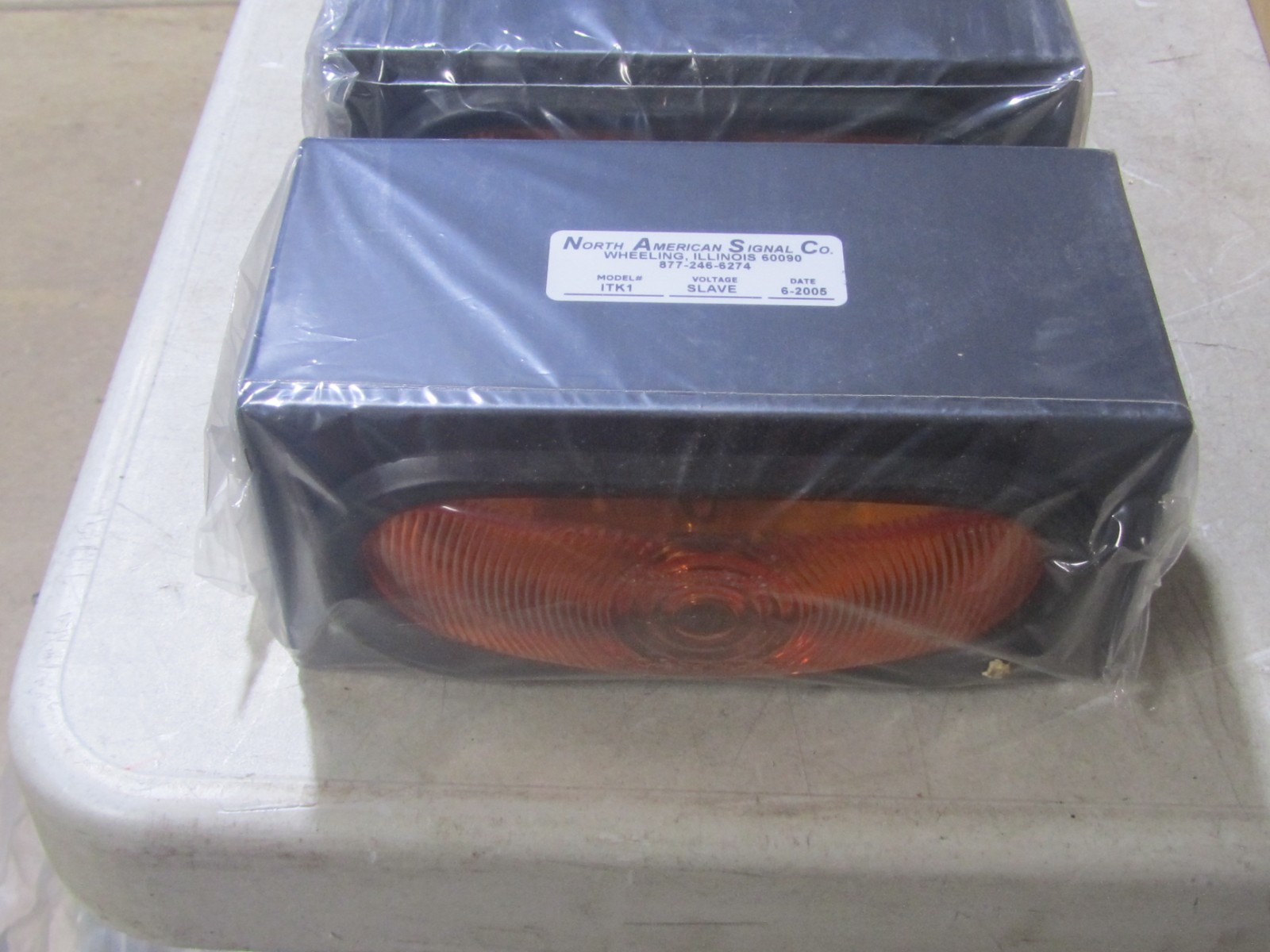 NEW North American Signal ITK1 Amber 12/24 Volt “7” MASTER AND SLAVE KIT