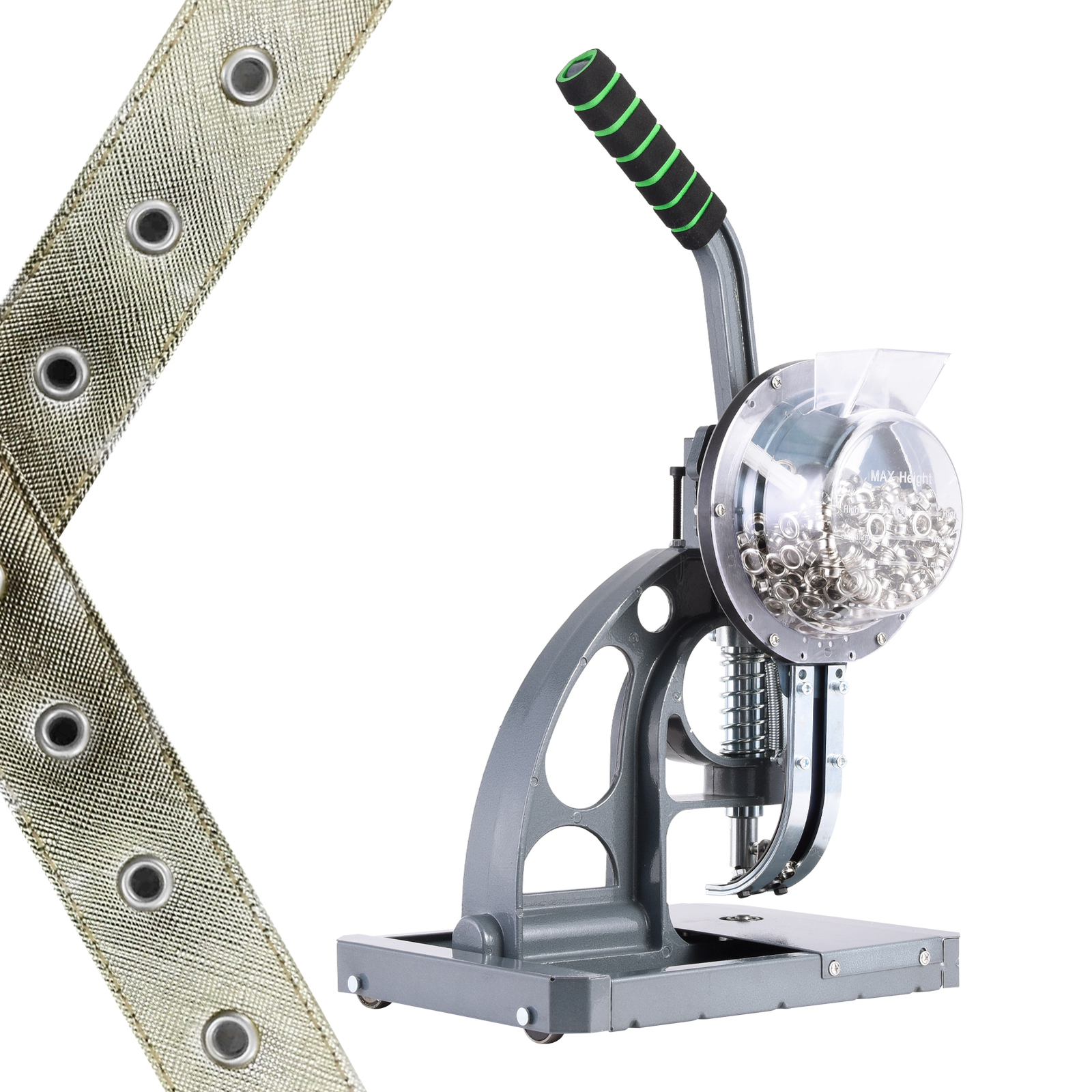 Semi-Automatic Grommet Hand Press Machine Tool Commercial with 2000 Eyelet US-