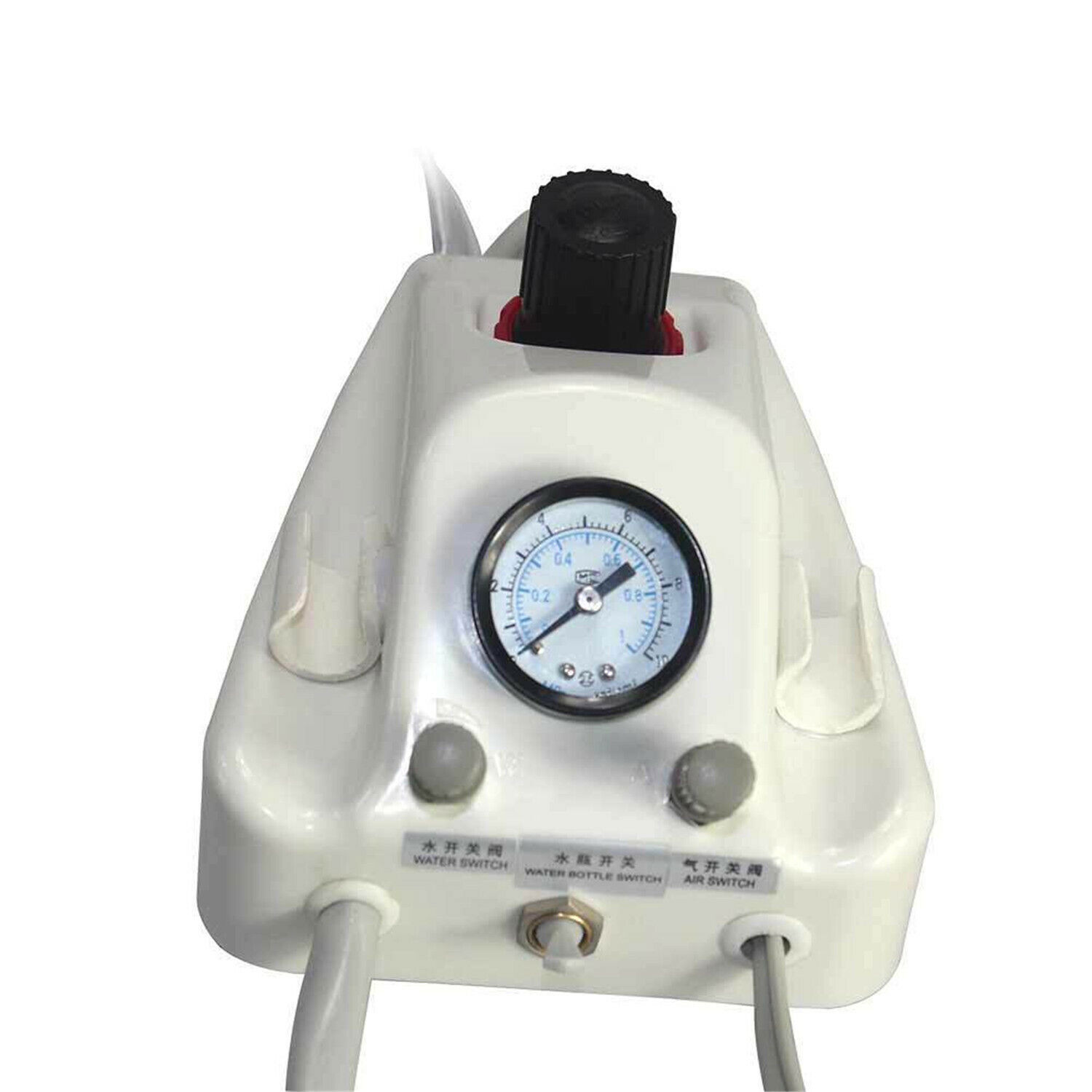 2/4 Holes Portable Dental Turbine Unit Work for Air Compressor & 3 Way Syringe