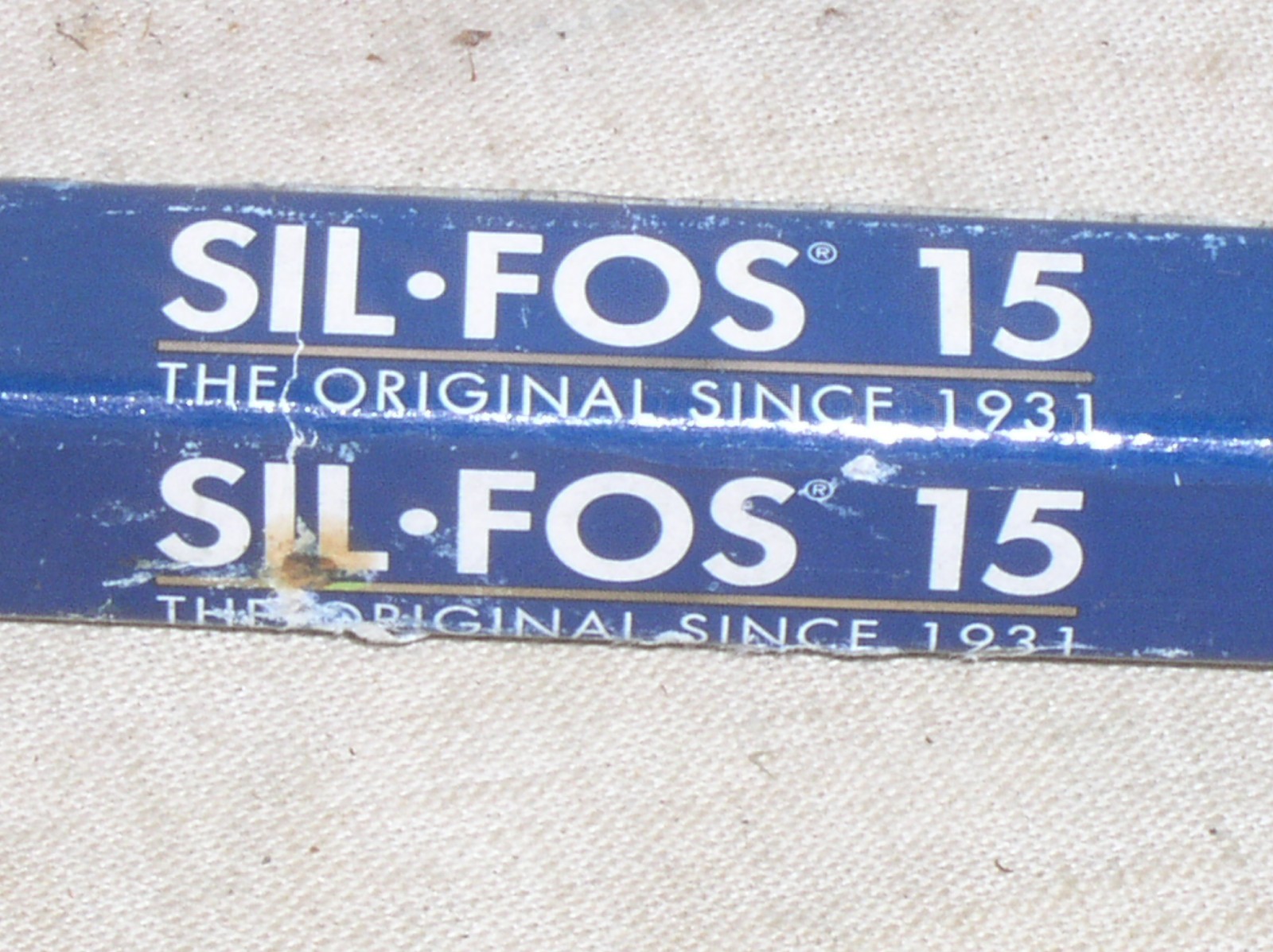 3 LUCAS MILHAUPT 95150 SIL-FOS 15 % SILVER ALLOY HVAC GRADE BRAZING RODS
