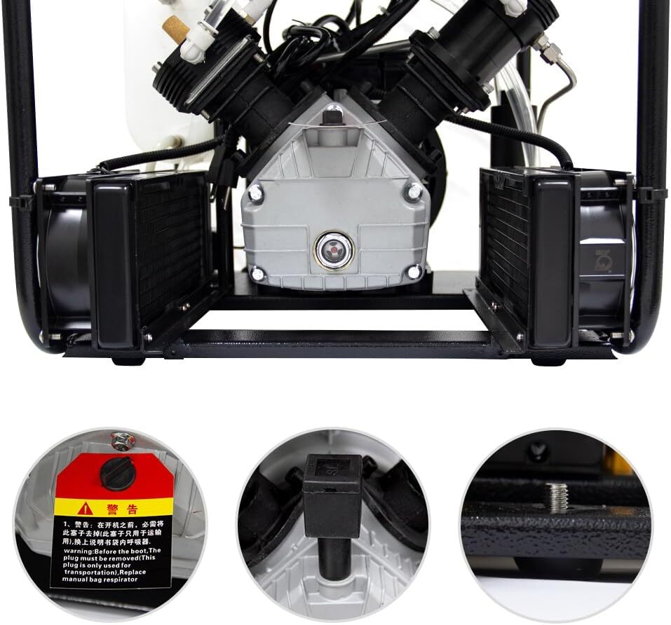 110V 4500psi Air Compressor for Scuba Tank/PCP Rife/Paintball Air Gun Filling