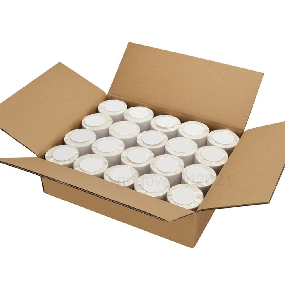 20 Rolls 4″x6″ 250 Direct Thermal Shipping Labels For Zebra Eltron ZP450 LP2844