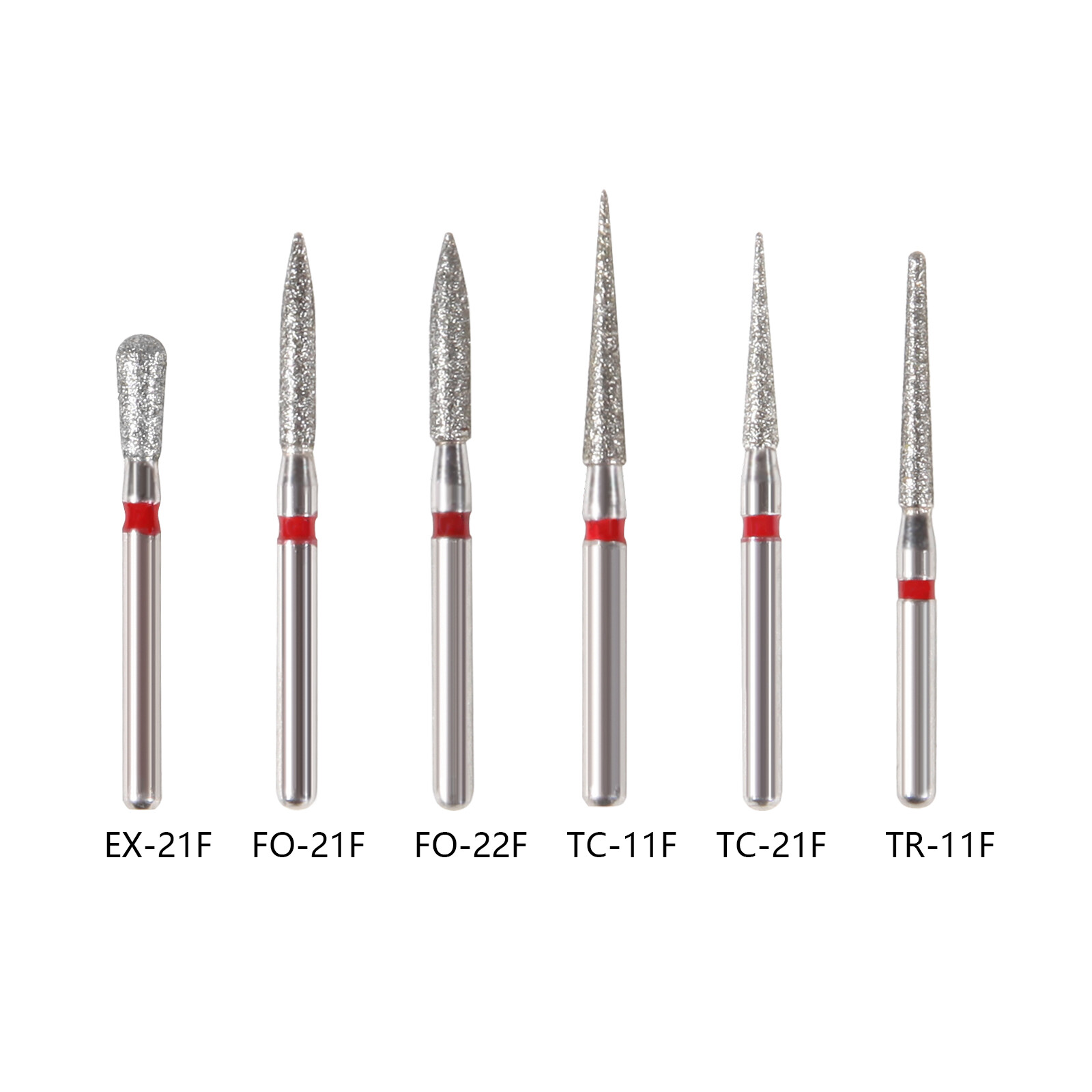 Dental Diamond Burs for High Speed Handpiece Medium FG1.6mm BR ball Round tr