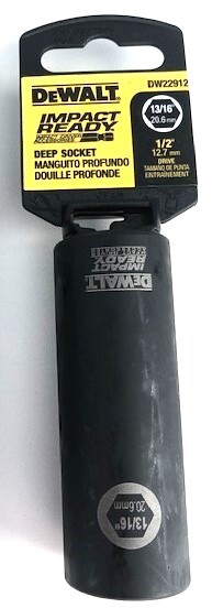 Dewalt DW22912 13/16″ Deep Impact Ready Socket 1/2″ Drive 6pt