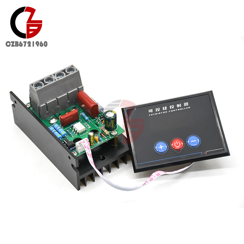 AC 220V 4KW 6KW 10KW SCR Voltage Regulator Dimmer Motor Speed Controller Module