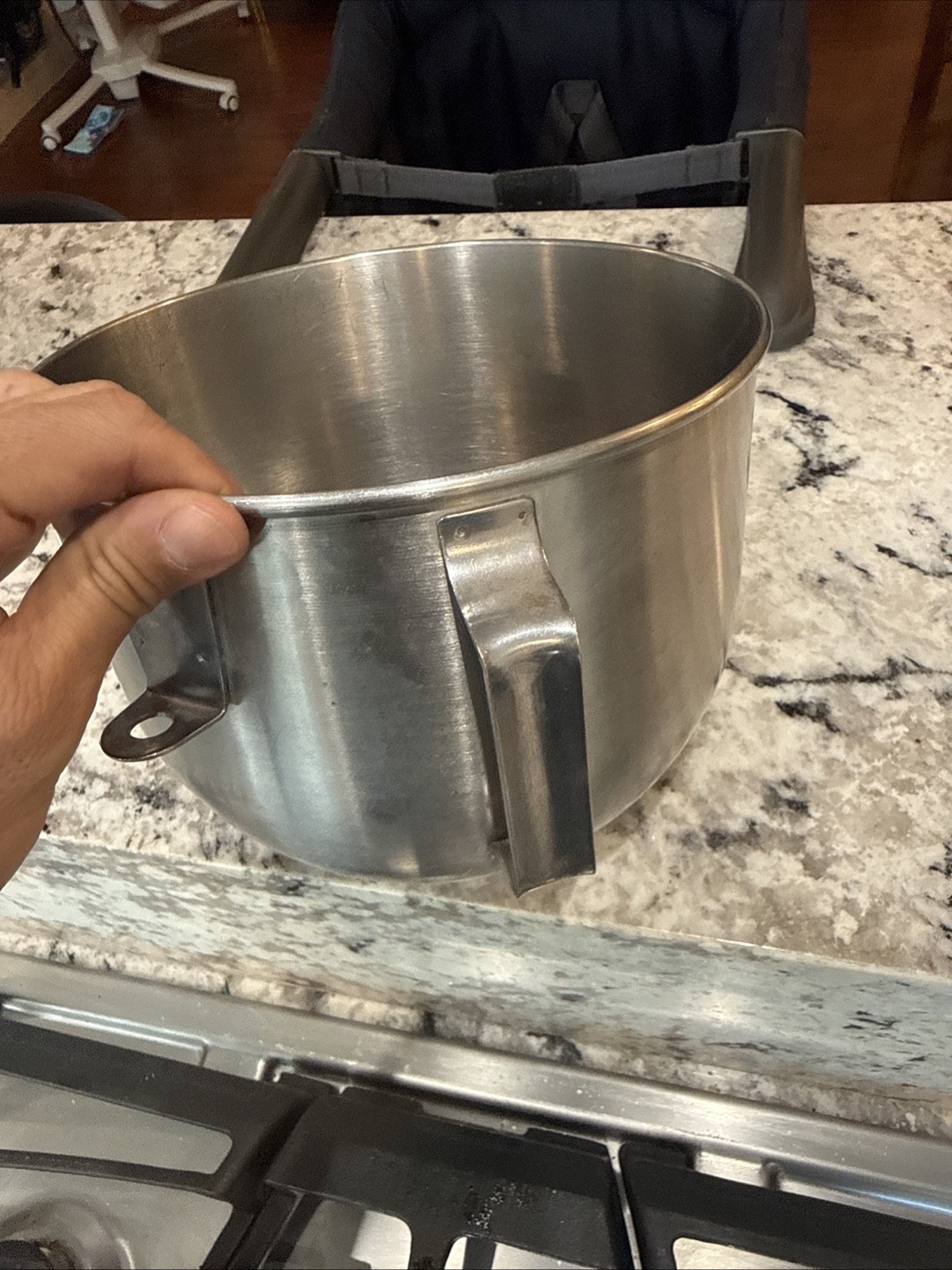 Hobart N50 5 Qt Mixer Bowl BOWL-Stainless Steel Commercial OEM Style CLEAN. Z7