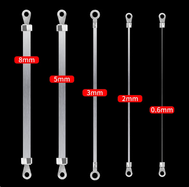 10Pcs Impulse Sealer Heating Wire 0.6-8mm 200/300/400mm Sealing Element Strip