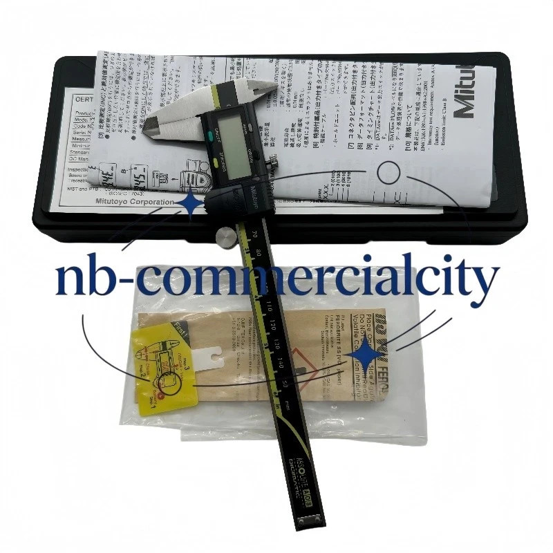 Mitutoyo 500-196-30 6″ 150mm Absolute Digimatic Vernier Caliper made in Japan!!