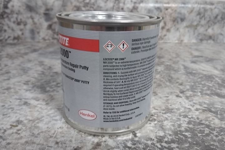 Loctite 235579 6 Pk 8 Oz Container Gray Extreme Temperature Repair Putty