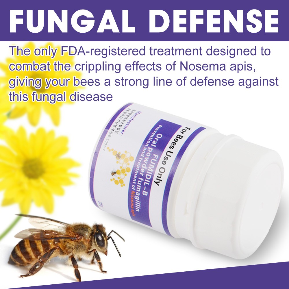 Bees Use Only- FUMIDIL-B Oral Powder Fumagillin Prevention Treatment Nosema Apis