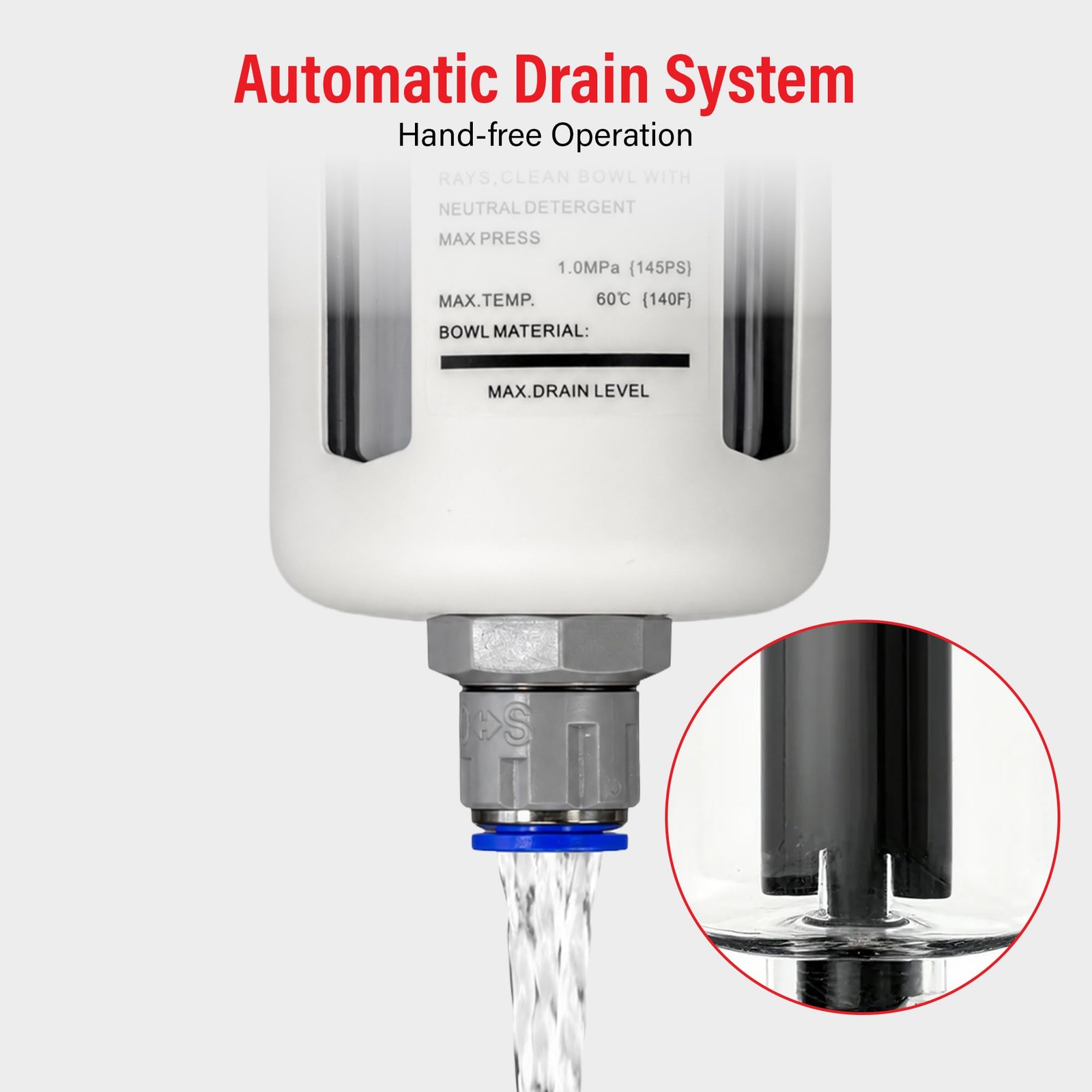 3-Stage Air Dryer System 1/2″ NPT | Filter + Dryer + Regulator | Heavy Duty