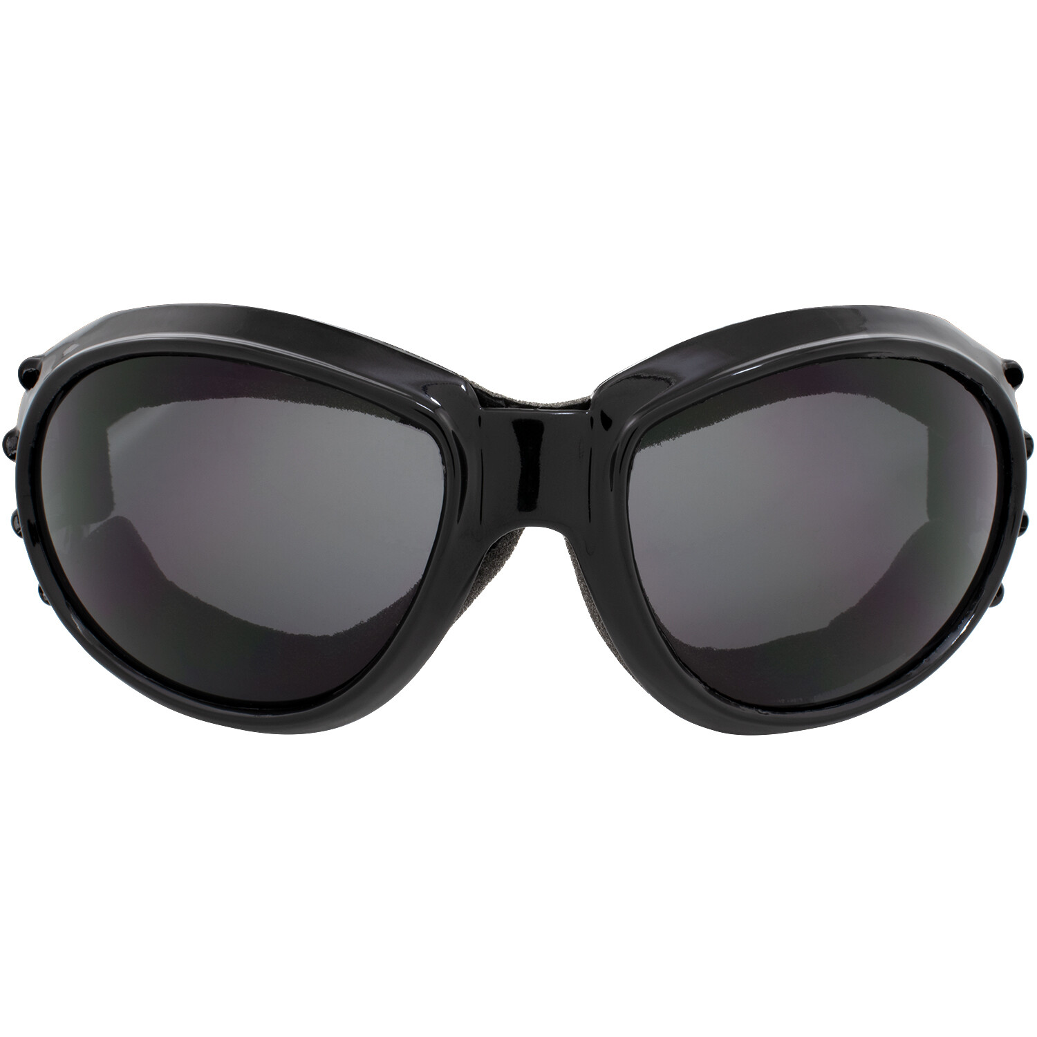 4 Birdz Motorcycle Goggles Black Frames with Clear Smoke Yellow & Amber Lenses