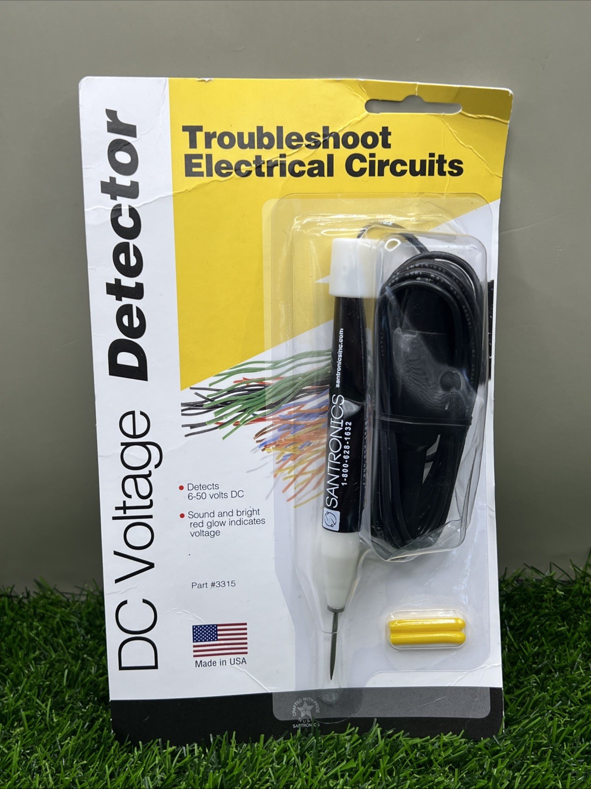Santronics 3315 DC Voltage Detector with Buzzer & Lamp