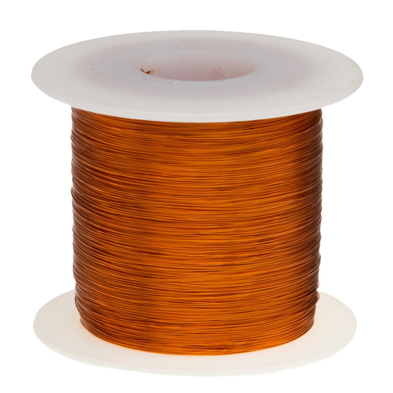 27 AWG Gauge Enameled Copper Magnet Wire 2.5 lb 3923′ Length 0.0159″ 200C Nat