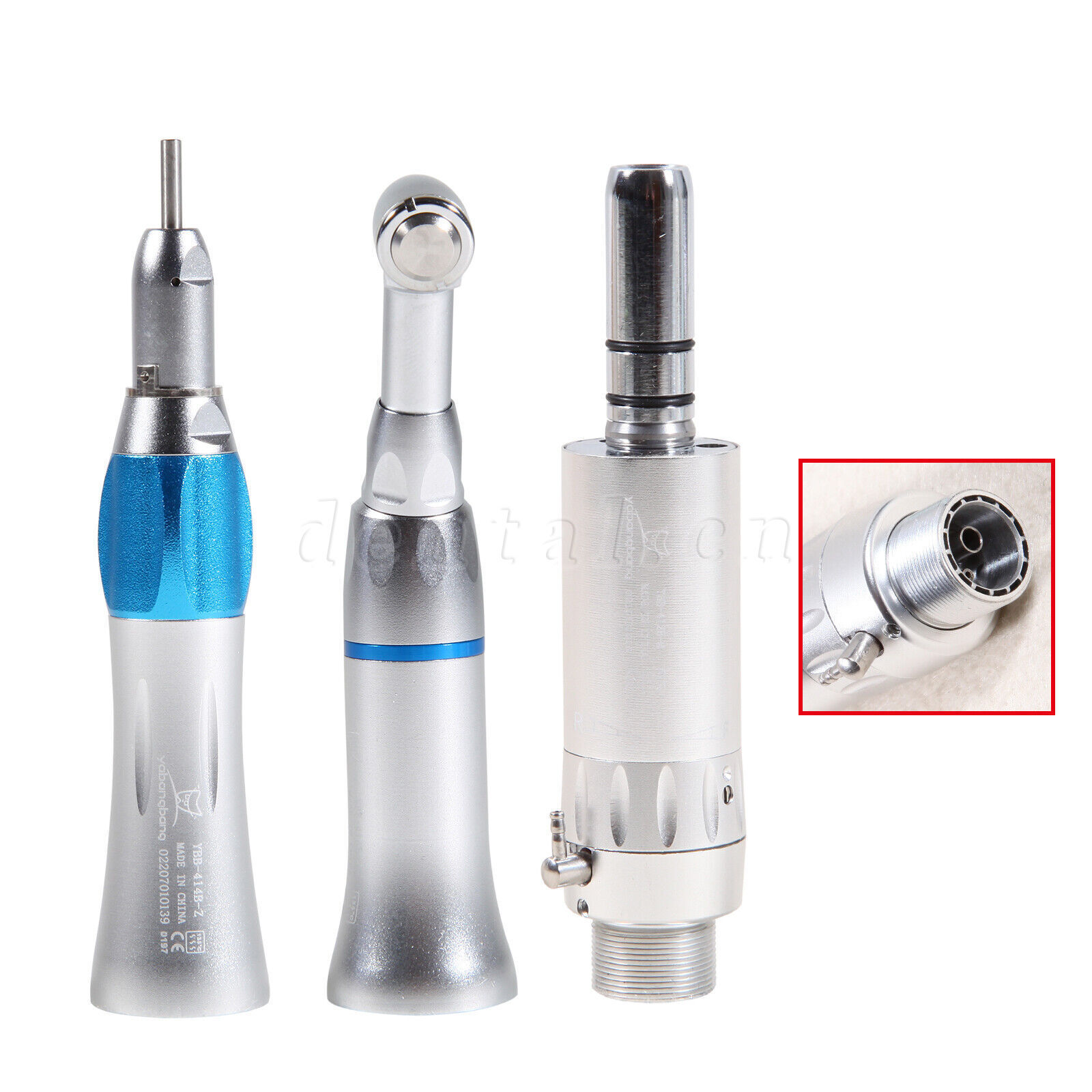 Estilo NSK Dental Contra Angulo Baja Velocidad Pieza de Mano 2Hole Micromotor