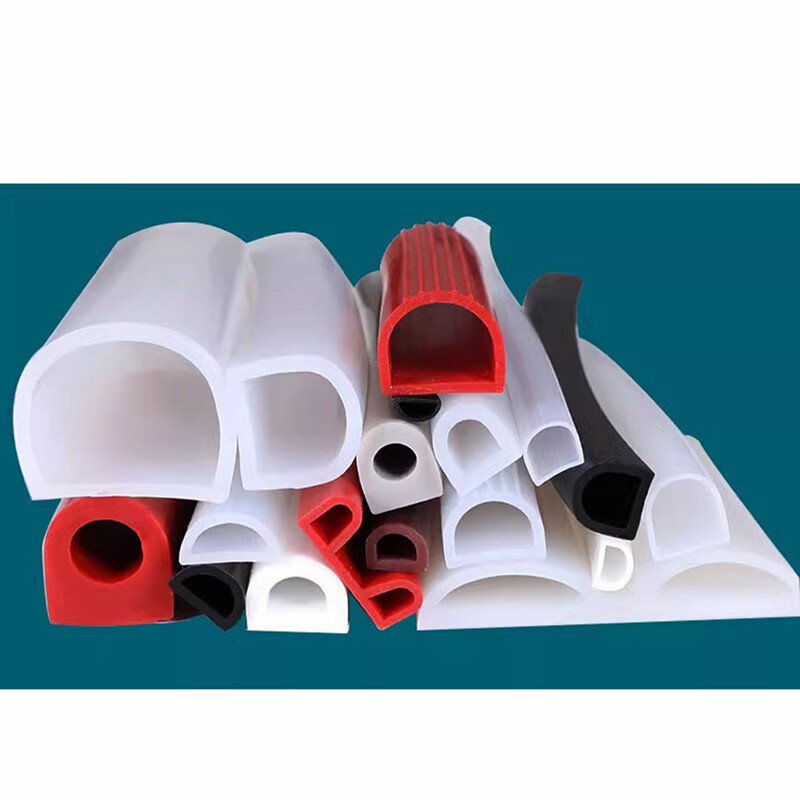 Adhesive D-Shaped Seal Strip – for Cabinet/Door Soundproofing | Silicone