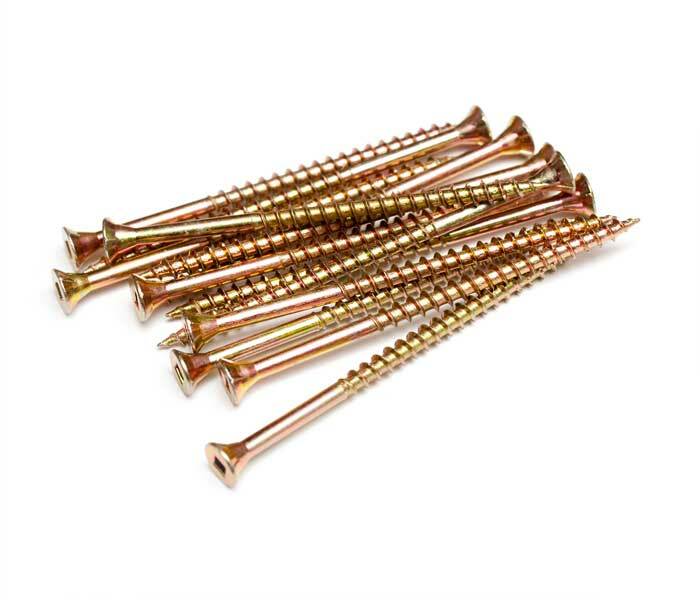 Square Bugle Head #8×3″ Coarse Thread Exterior Zinc Yellow Screw (1000)