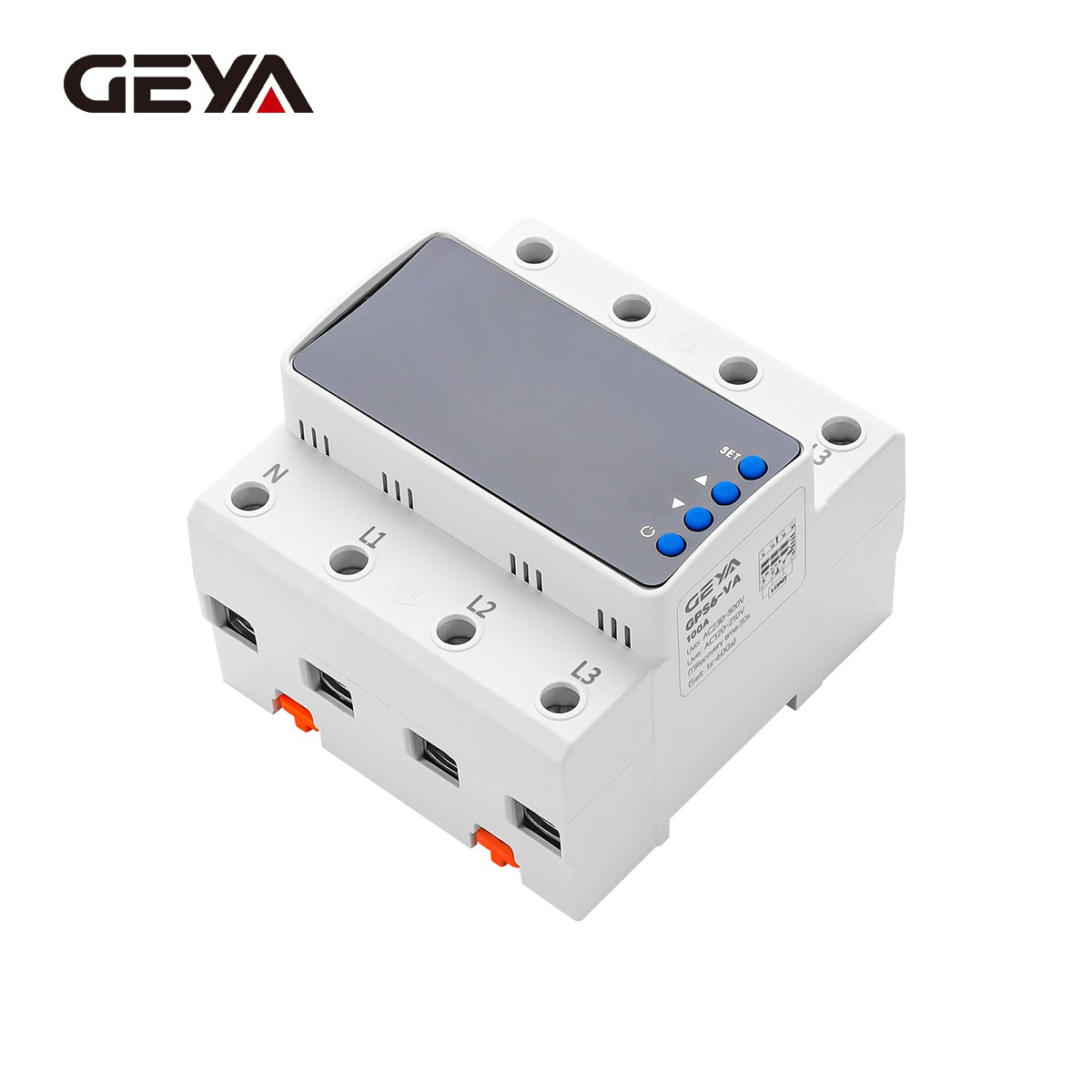 GEYA Digital Display Voltage Current Protect Device 4P 63/100A 220V Three Phase