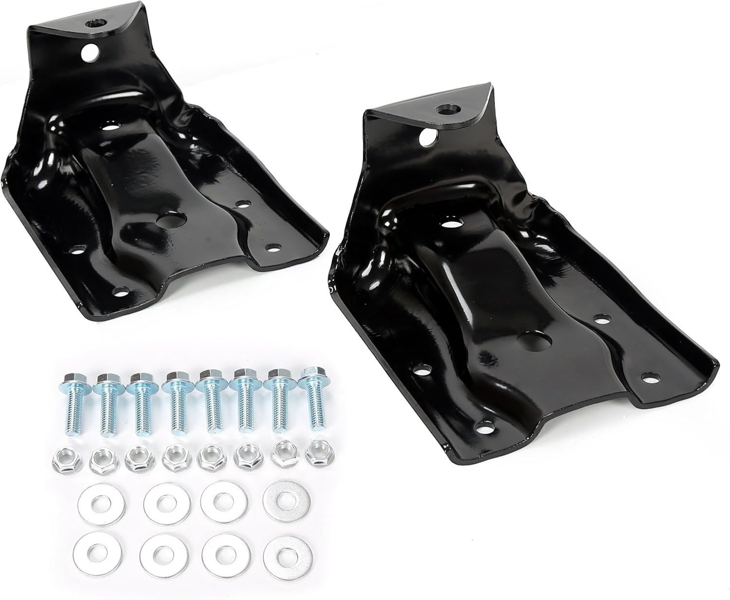 Rear Leaf Spring Bracket Kit Compatible with 1999-2015 Chevy Silverado Avalan…