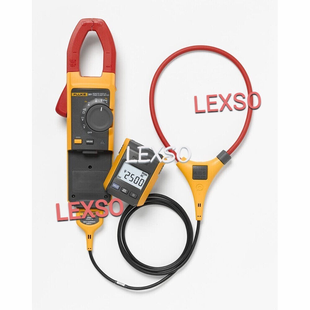 New For Fluke 381 Remote Display True RMS AC/DC Clamp Meter with iFlex$