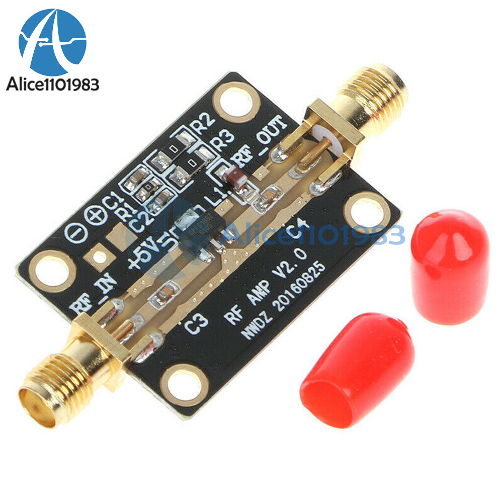 1-10PCS Low Noise LNA 0.05-4G NF=0.6dB RF amplifier FM HF VHF/UHF Ham Radio