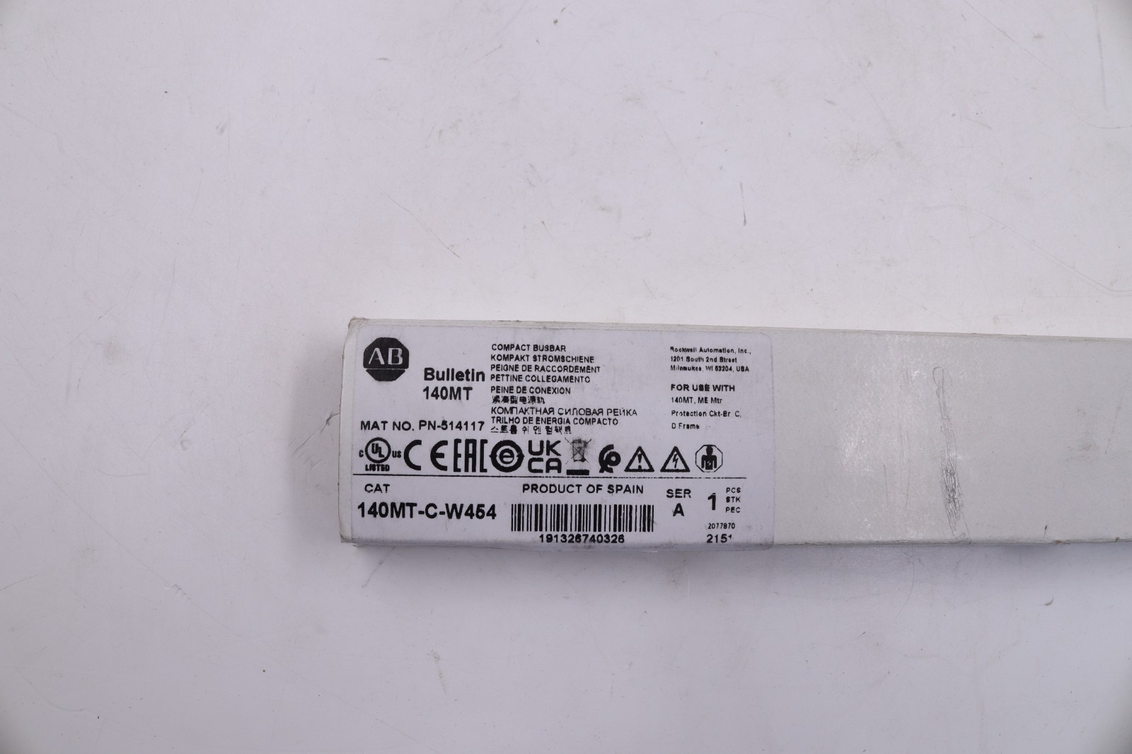 Allen-Bradley 140MT-C-W454 PRODUCT OF SPAIN