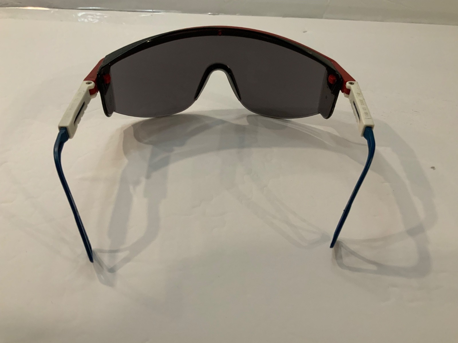 UVEX Astrospec Patriot Frame Dark Lens Safety Glasses Made In USA Z87 VTG
