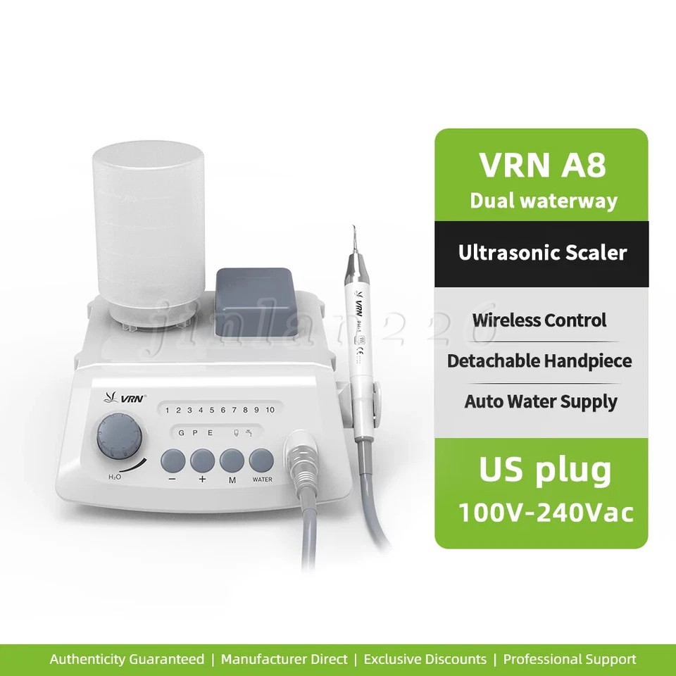 Veterinary Dental Scaler Machine With LED Handpiece Ultrasound Scaler. 5 Tips