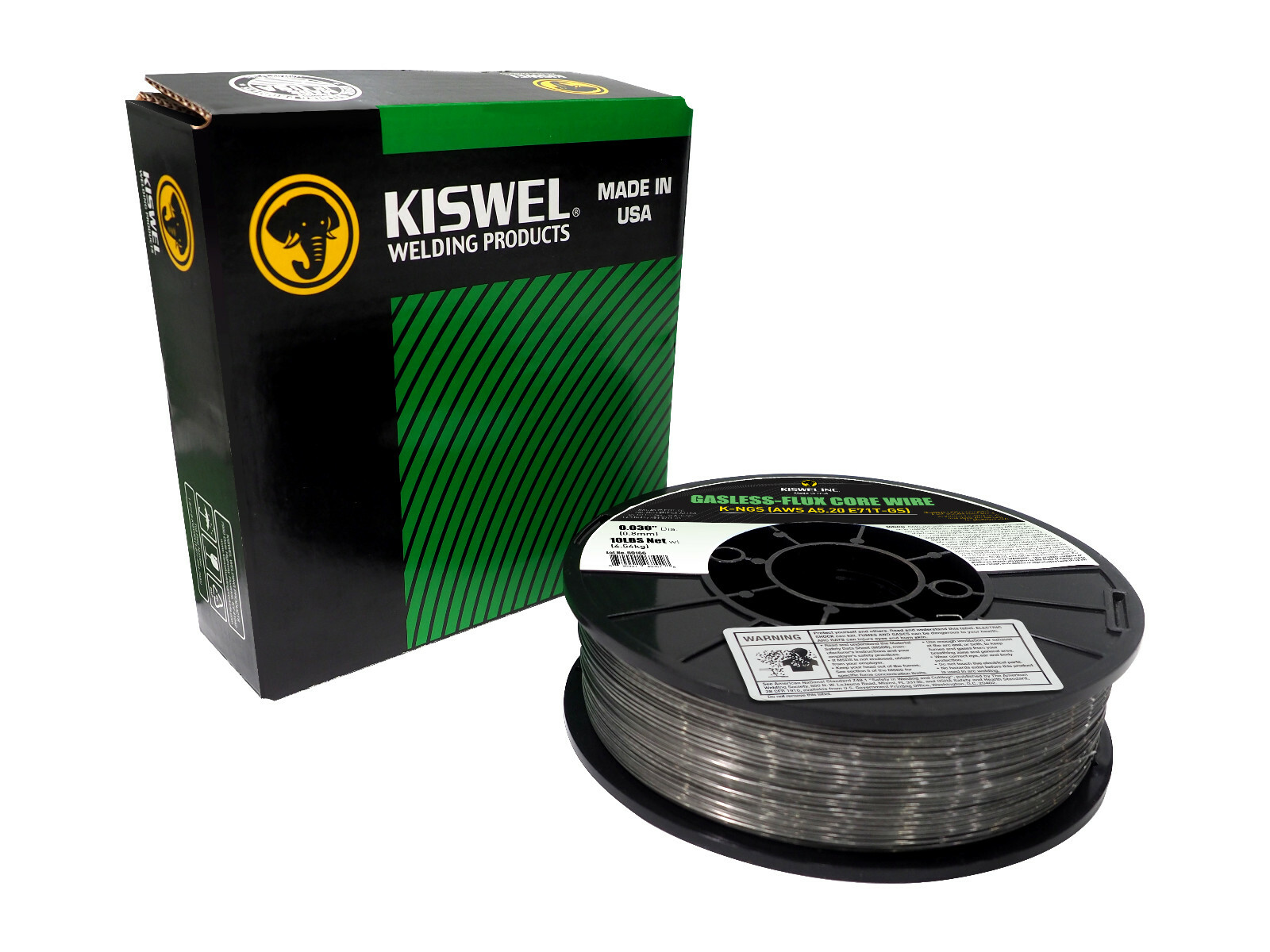 (Made In USA) E-71TGS 0.030in. Dia 10lb Gasless-Flux Core Wire Welding Wire