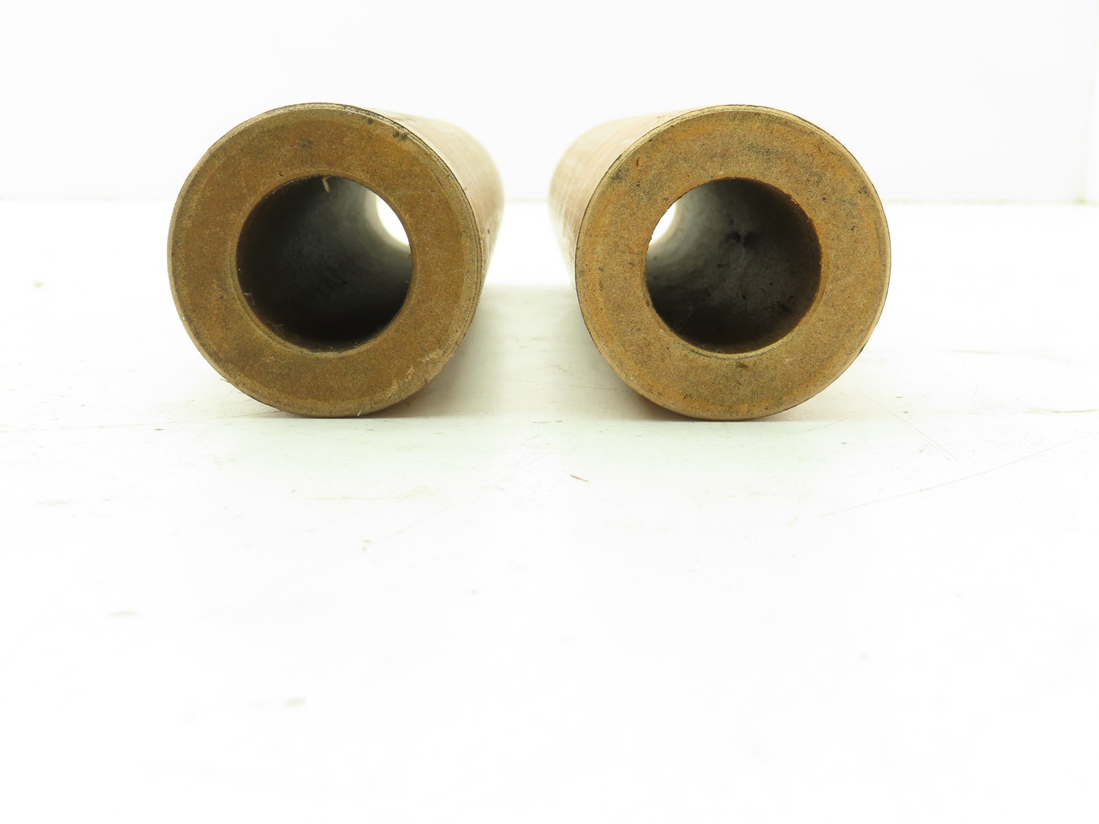 SCS-813-6 Sintered Bronze Oiled Bar Stock Brass Sleeve 1″x1-5/8″-6-1/2″ Lot of 2