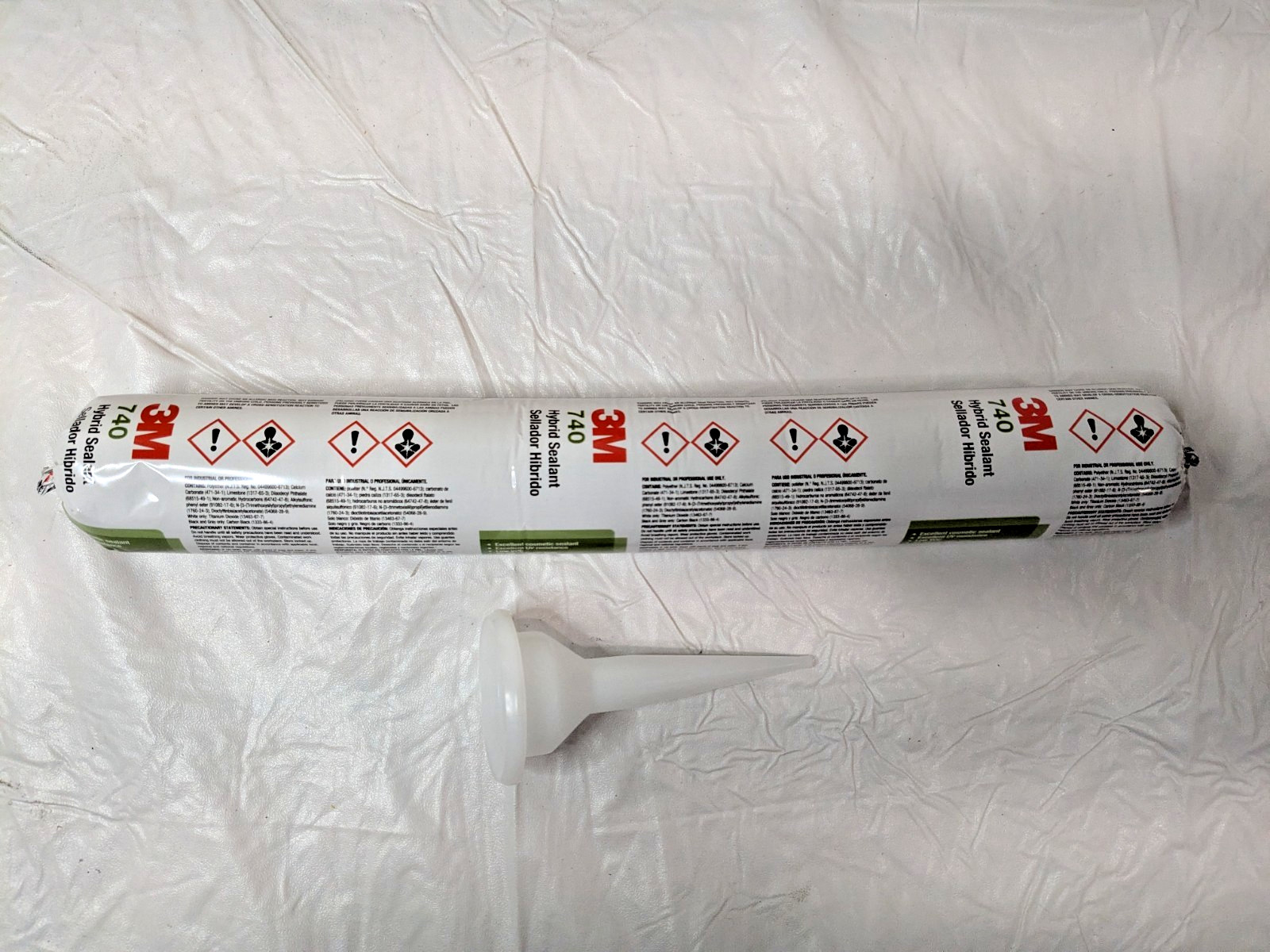 3M 740 Hybrid Sealant Gray 600ML/20.2OZ Sausage Tube w/Cap 62-5275-3932-4
