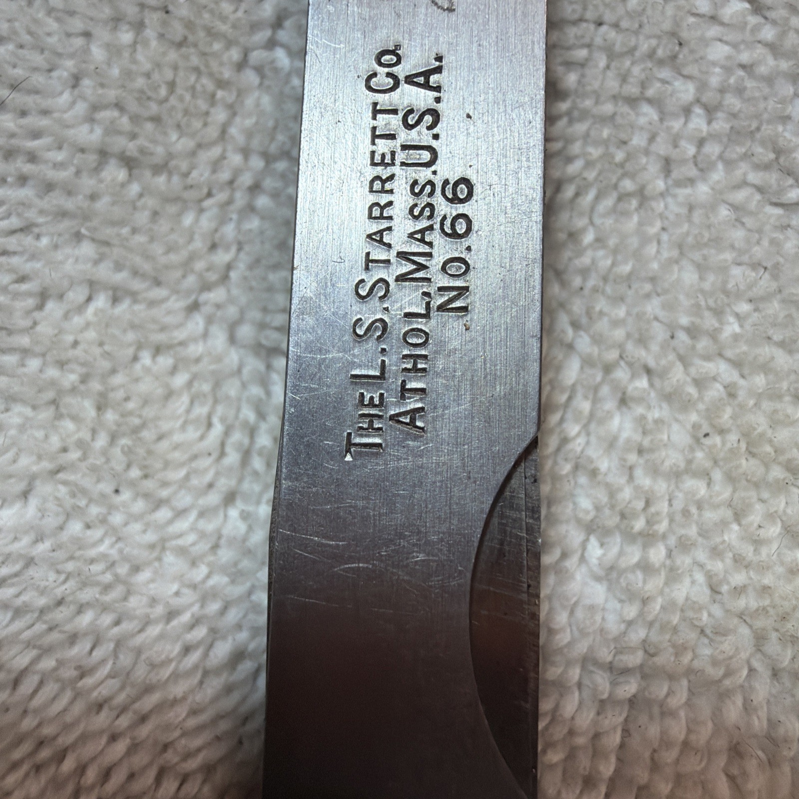 STARRETT No. 66 Tempered Steel Thickness Gage with Tapered Leaves
