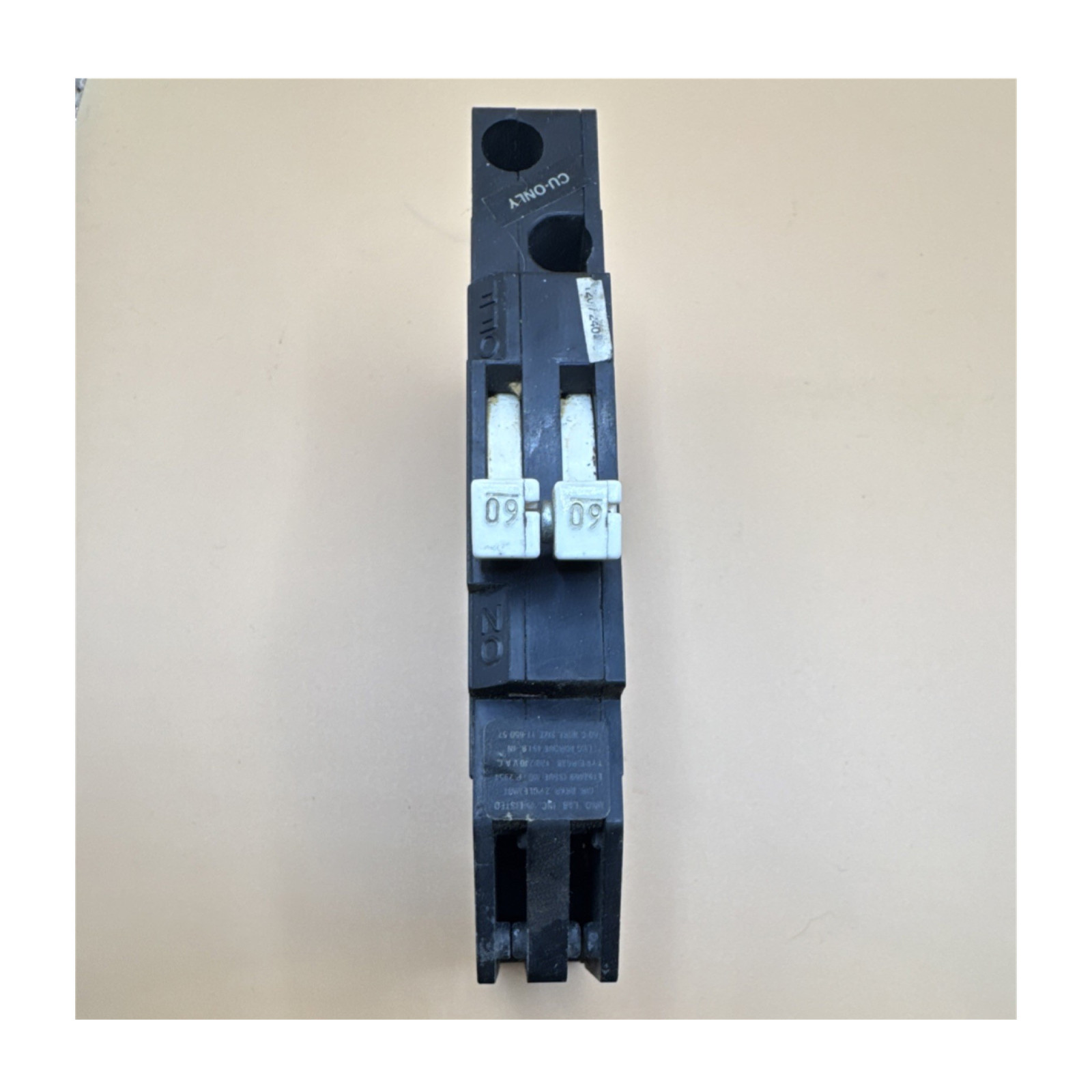 Cutler-Hammer RC3860 60A 2-Pole Circuit Breaker 201-250V Type C
