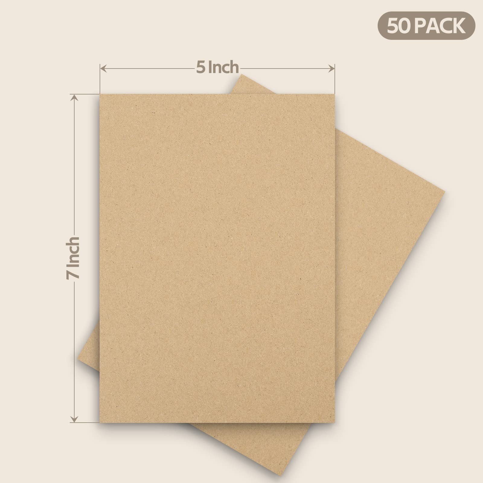 Corrugated Cardboard Sheet Flat Cardboard Pads Inserts Thick for Crafts Mailing