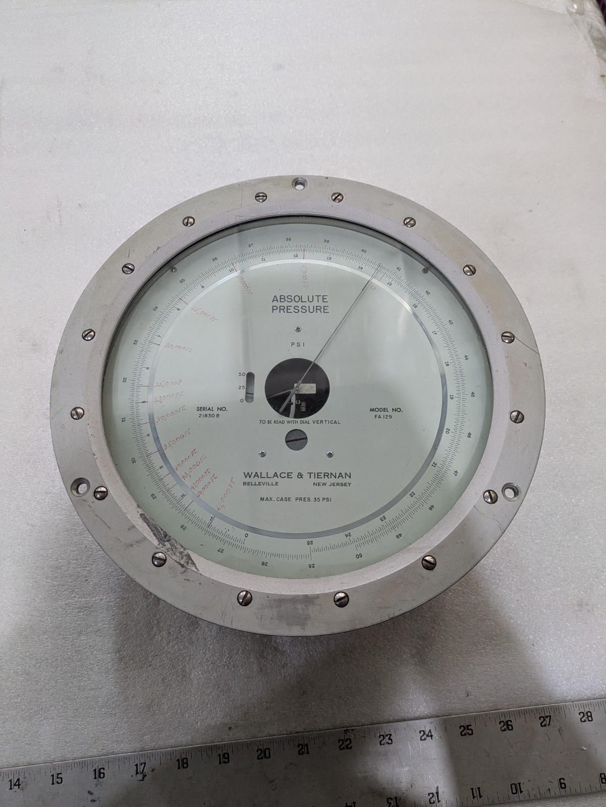 Wallace & Tiernan FA 129 35PSI Pressure Switch Industrial Control OEM Module
