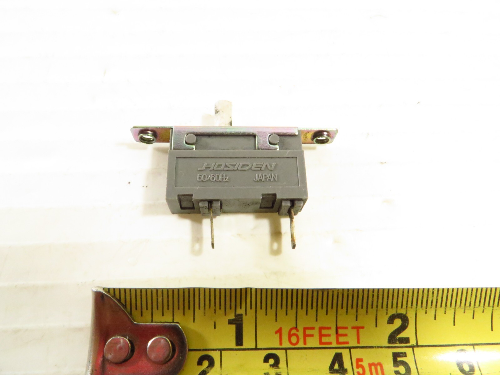 OEM HOSIDEN BC601 Switch w/ Mount Bracket, 2-pin, 125VAC, 2.0A, RARE!!!