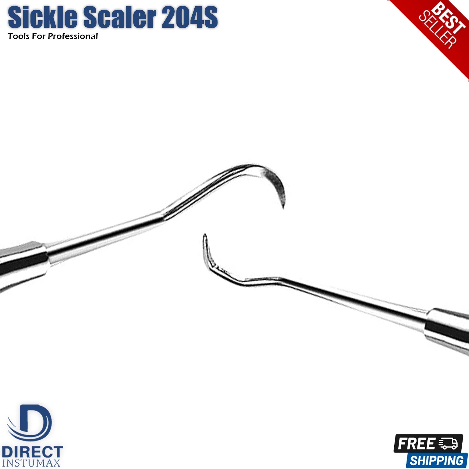 3Pcs 204S Dental Scalers – Save 20% vs Single! – Autoclavable Periodontal Tool