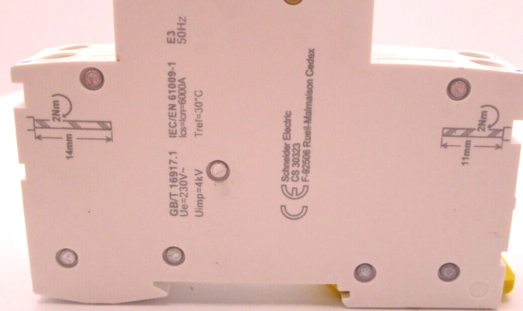 SCHNEIDER iDPNN vigi Breaker 1p+N Overcurrent Protection C16 – FAST SHIPPING
