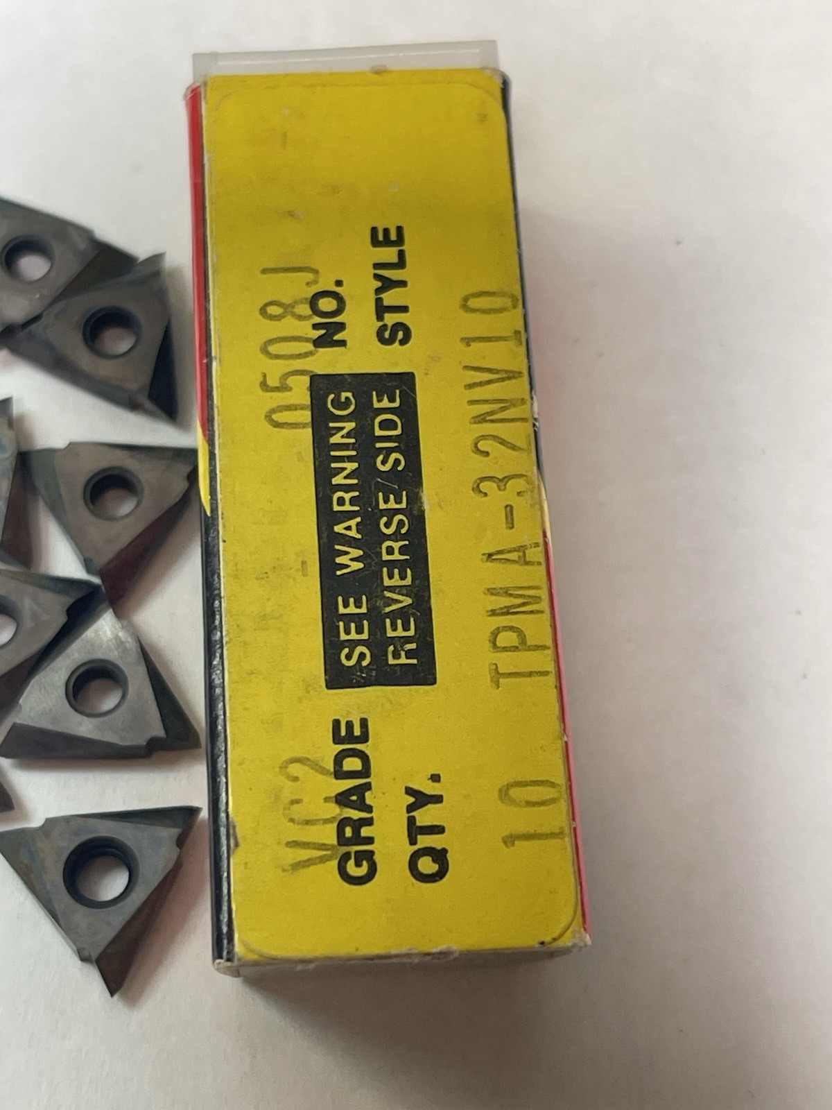 Valenite Carbide Threading Inserts TPMA 32NV VC2 Qty.10 (26MY645)